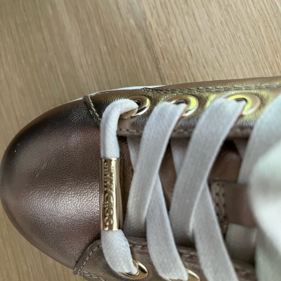 Jimmy Choo running shoes, size 35.5. These are gold in colour. - Picture 8 of 11